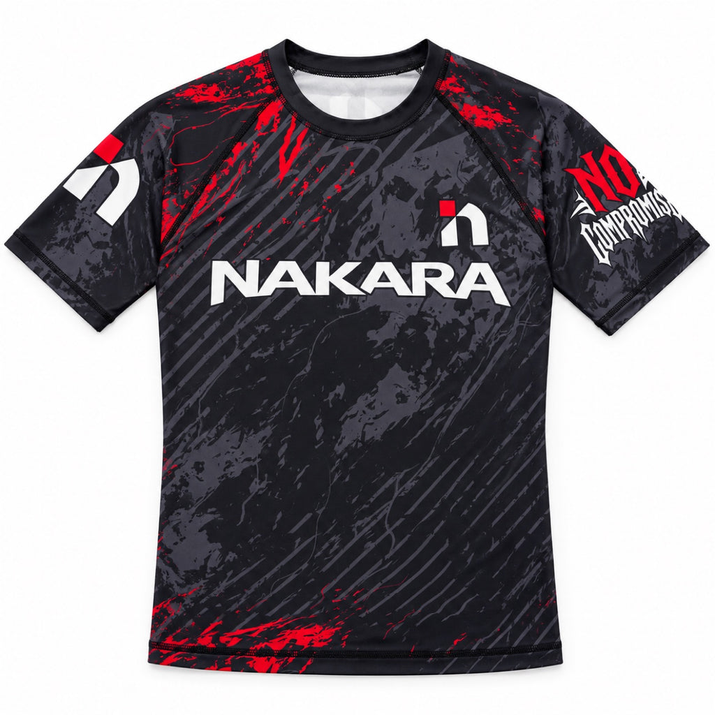 NAKARA short sleeve rash guard, front