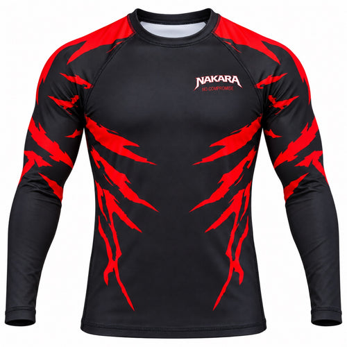 NAKARA long sleeve rash guard, front