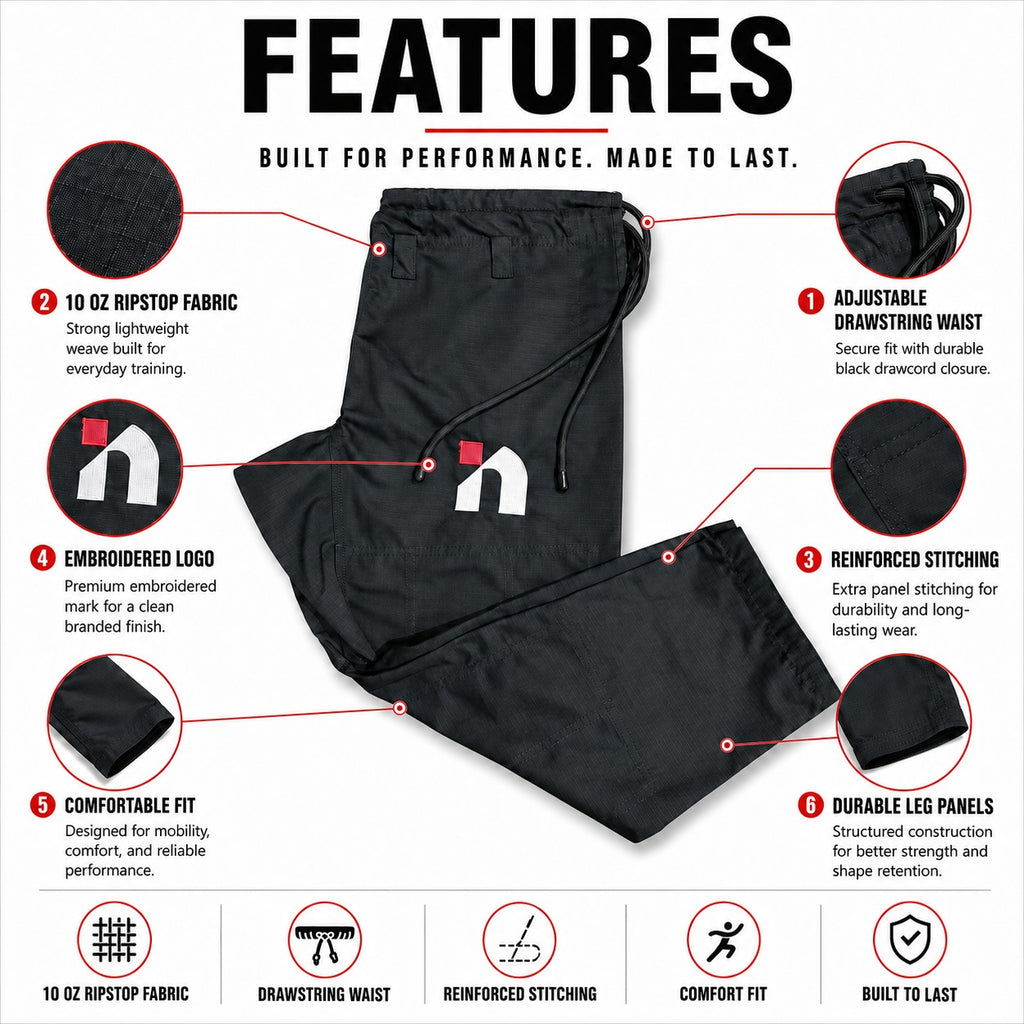 Nakara No Compromise BJJ Gi – Black