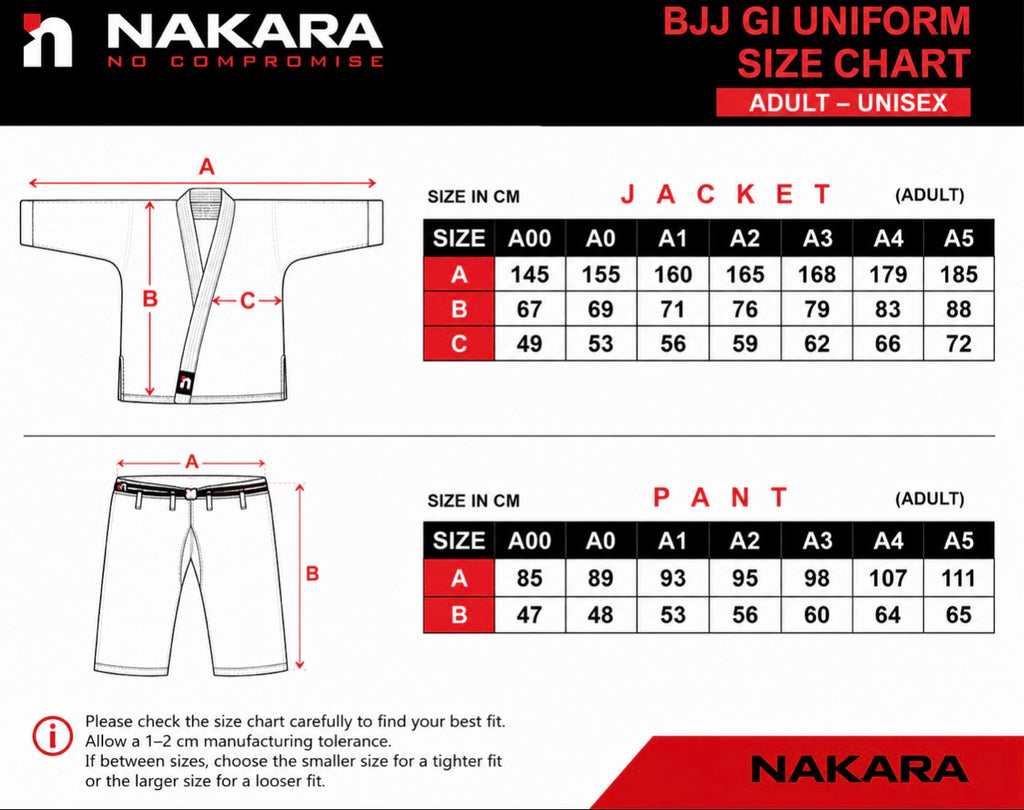 Nakara No Compromise BJJ Gi – Black